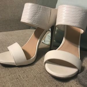 White Sandel Heels
